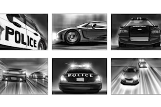 draw storyboards for your film, animation or commercial