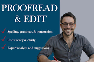professionally edit and proofread your book