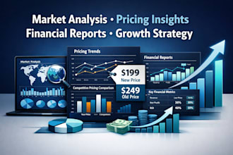 provide market analysis, pricing insights, financial reports and growth strategy