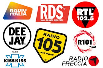 exclusively airplay your song and promotion on italian radio