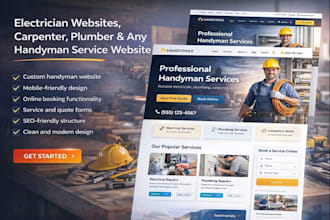 build any handyman service website