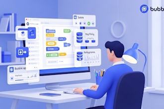 develop bubble io app, saas website, bubble mvp, bubble io developer, bubble bug