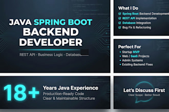 build scalable java backend with spring boot and spring cloud