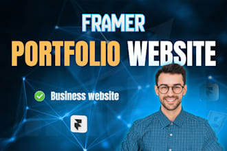 build framer portfolio, agency website or business website in framer