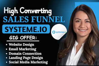 systemeio systeme io sales funnel online course systeme io website design
