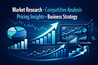 provide market research, competitive analysis, pricing and business strategy