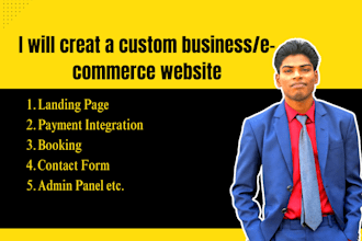 creat an SEO optimised custome website for you