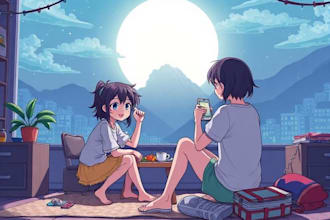 do every crazy thing illustration you want in anime style