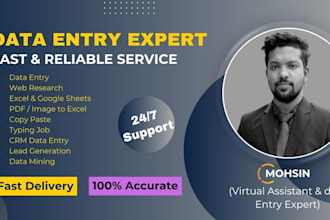 do data entry work