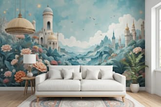 create your unique mural or wallpaper