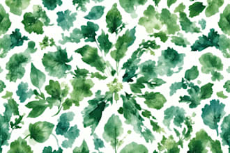 create watercolor seamless pattern