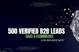 do targeted b2b lead generation and list building