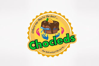 design food truck whimsical and practical logo