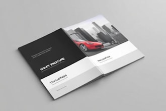 design a professional brochure or catalog