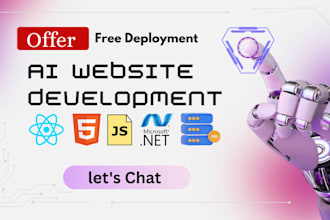 create a smart ai website with chat bot, automation, and UI UX