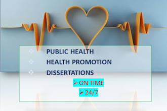 do community health, dissertations and health promotion slides and posters