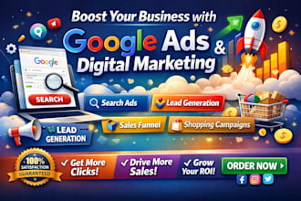 setup and manage google search PPC and pmax campaign