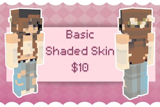 create a custom human minecraft skin