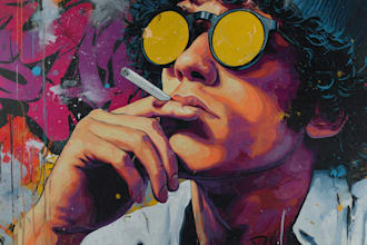 create graffiti pop art canvas designs and murals
