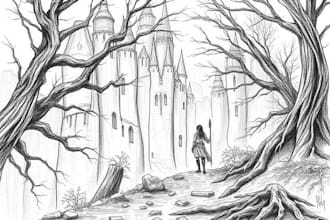 draw a fantasy sketchy illustration