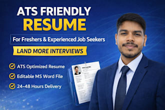write a professinal ats friendly resume for jobseeker