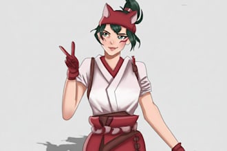 draw custom 2d characters