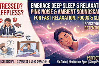 create pink noise to concentrate and deep focus