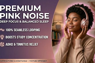 create perfect pink noise for adhd and study focus