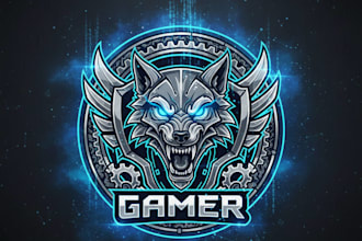 design a bold and dynamic gaming logo for your brand