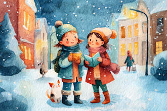 children story book illustration children story book