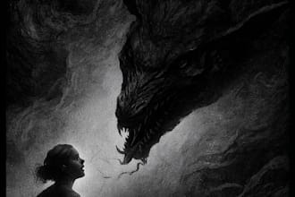 horror and dark fantasy illustrations