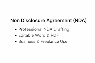 provide a professional non disclosure agreement template