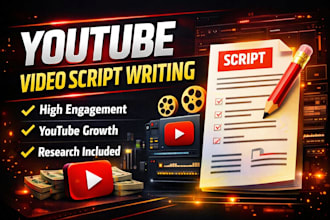 be youtube video script writer text to video script writing feature film script