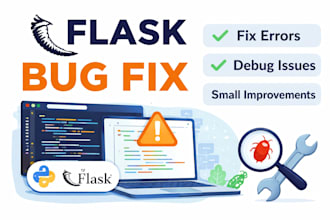 fix bugs or improve your python flask web application