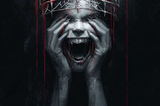 draw a horror illustration