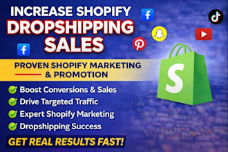 increase shopify dropshipping sales shopify promotion shopify marketing sales