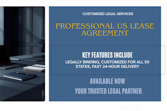 draft a professional US commercial or residential lease agreement