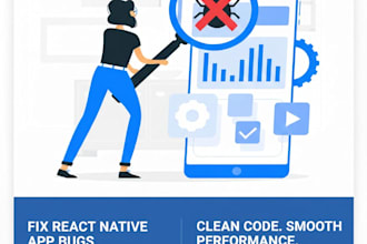 fix the react native mobile application UI and bugs quickly