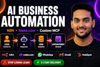 automate your lead followup and business workflow using n8n and make com