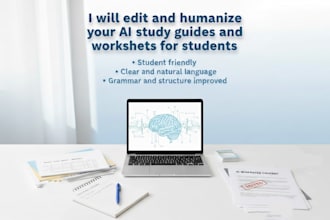 edit and humanize your ai study guides and worksheets for students
