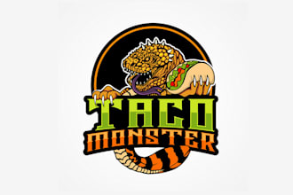 design top quality food tacos restaurant logo
