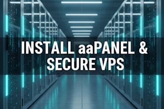 install, fix and secure aapanel on your linux vps