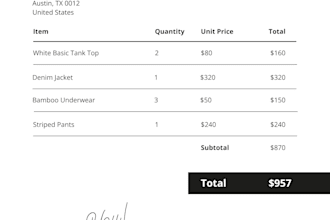 invoice processing and shipment documentation for logistics