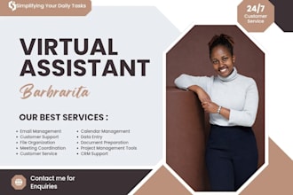 be your personal virtual assistant and social media manager