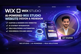 develop interactive wix studio website design redesign wix studio automation