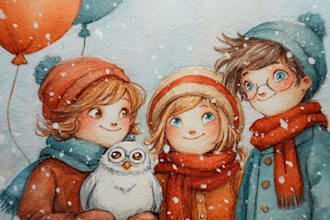 children story book illustration children story book