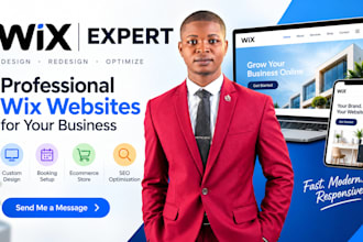 wix studio website, redesign wix website, business website