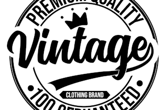 design a retro vintage logo