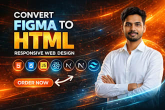 convert figma to responsive html css bootstrap