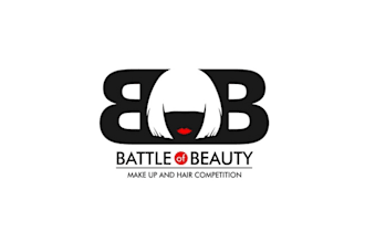 make up and hair battle logo for your business